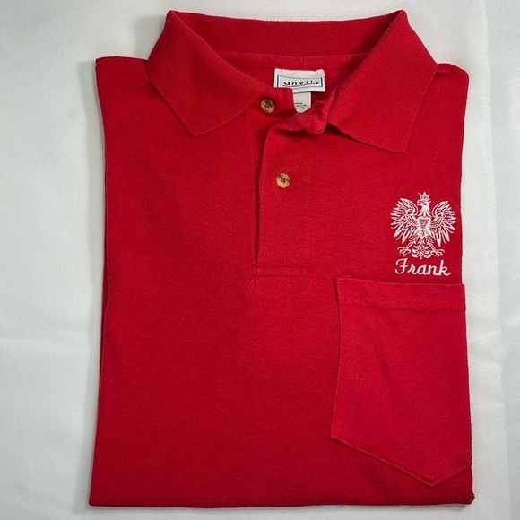 VTG “Frank” Polo/Golf Shirt Medium by Anvil - Pocket Embroidery - Picture 8 of 10